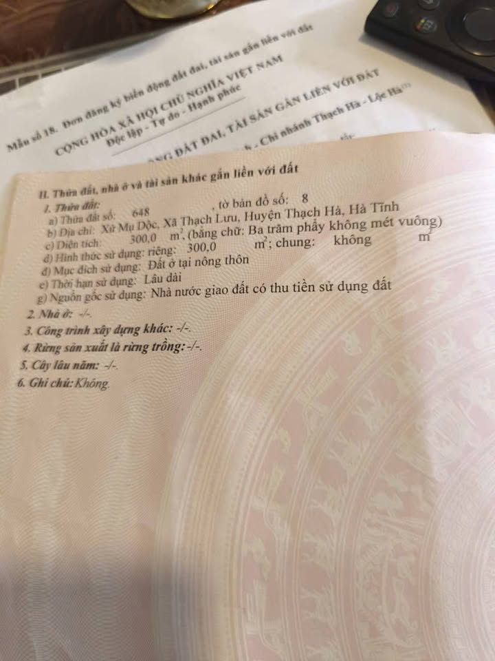 Đất Thạch Lưu 300m² giá 1.7 tỷ - Đầu tư sinh lời hoặc xây biệt thự