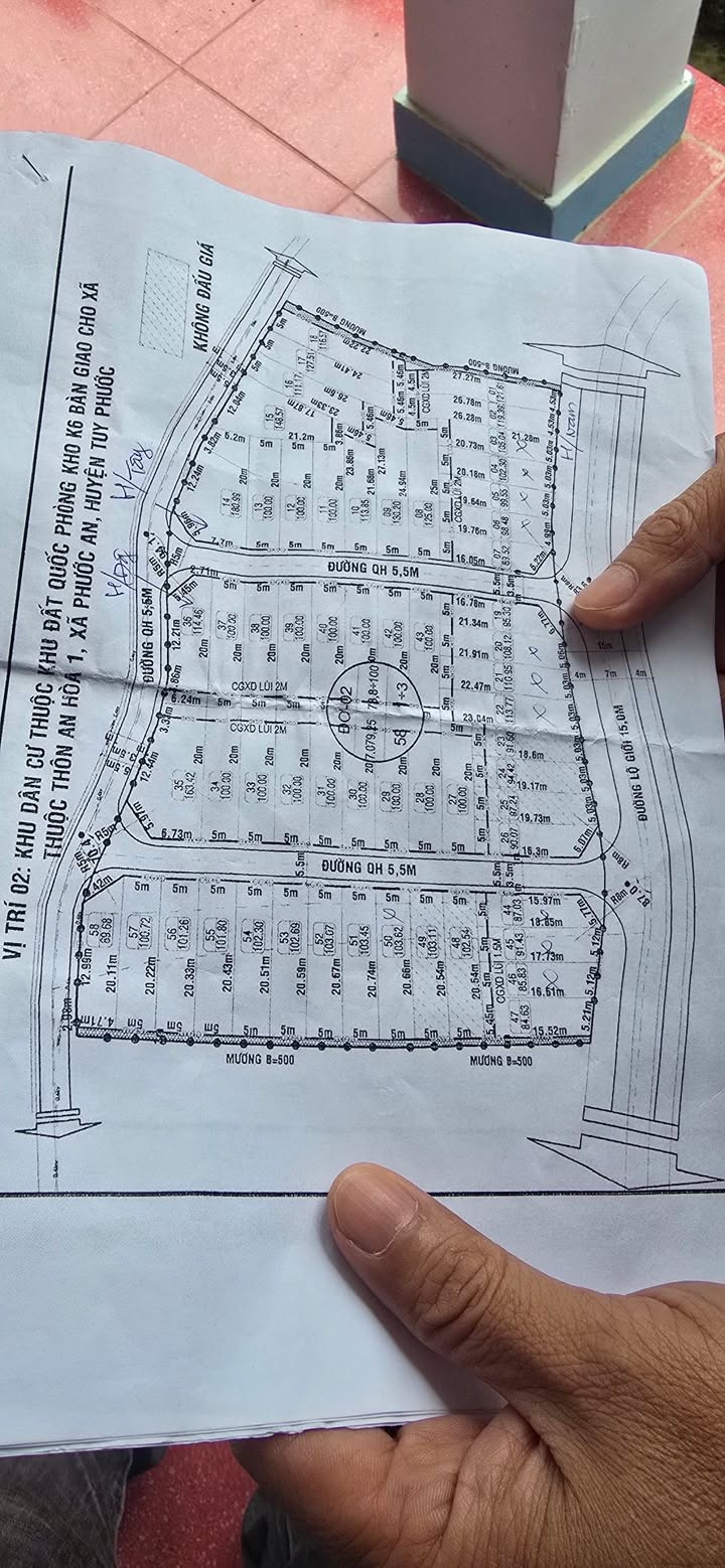 Đất nền xã Phước An, huyện Tuy Phước, 100m² giá chỉ 500 triệu - Cơ hội đầu tư hấp dẫn!