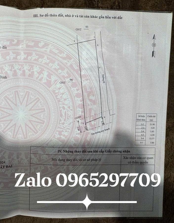 Đất nền thôn An Hòa 2, Tuy Phước 106,9m² chỉ 600 triệu - Cơ hội đầu tư tuyệt vời!