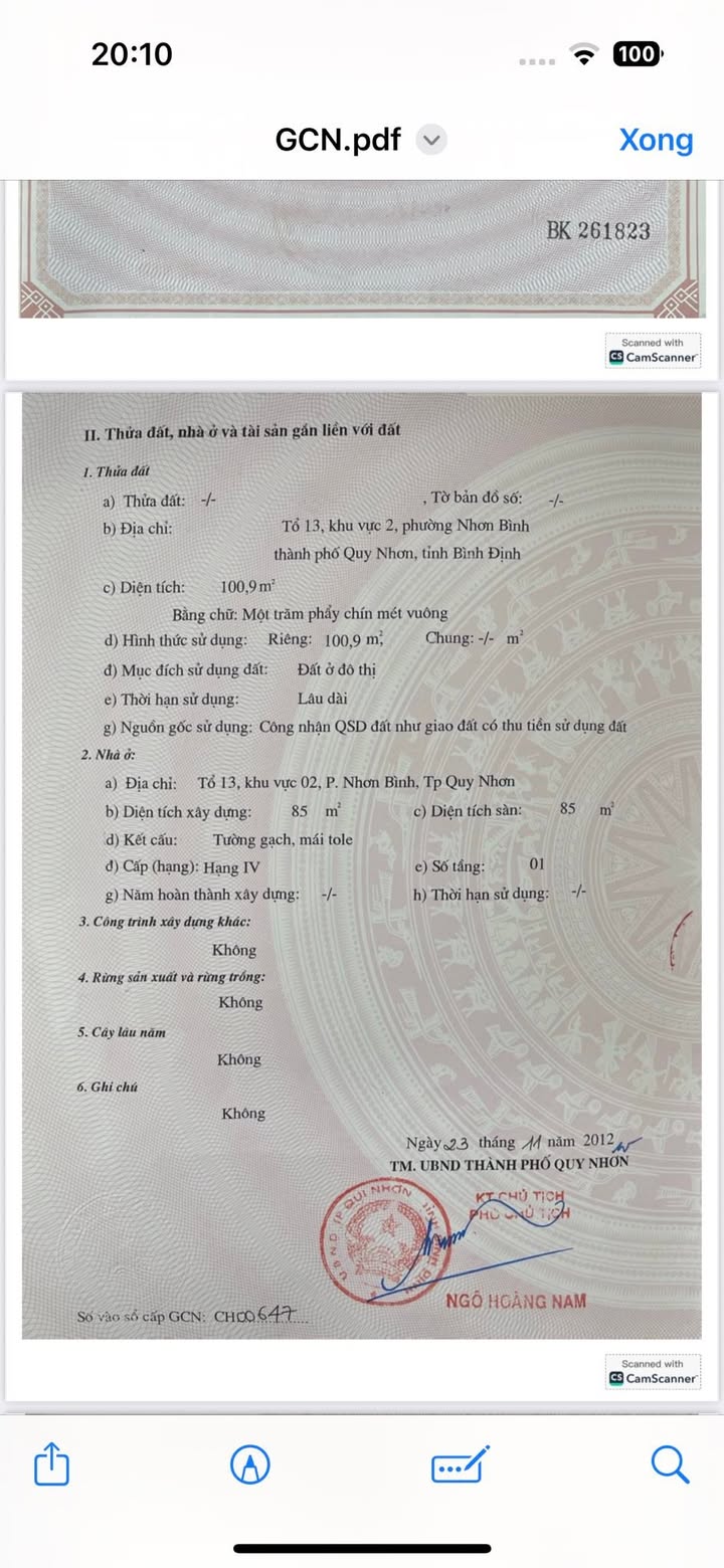 Nhà mặt tiền đường 30 mét tại Quy Nhơn 110m² giá chỉ 2.9 tỷ - Cơ hội đầu tư hiếm có!