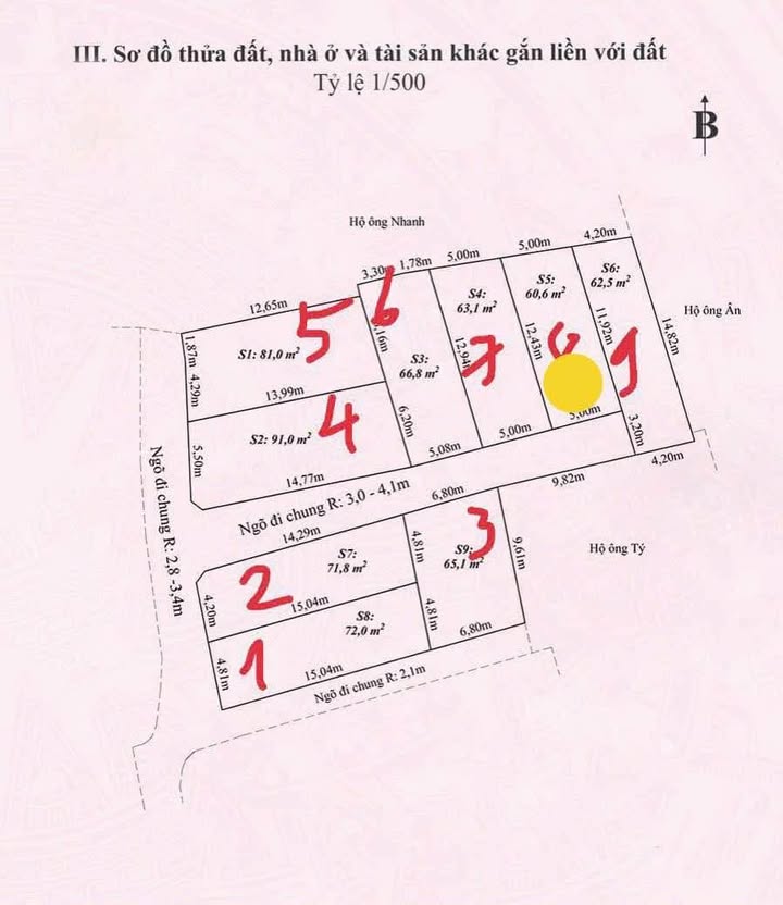 Đất nền Phường Thủy Hà, 60.6m² giá thỏa thuận - Phong thủy tốt, ô tô vào tận nơi!