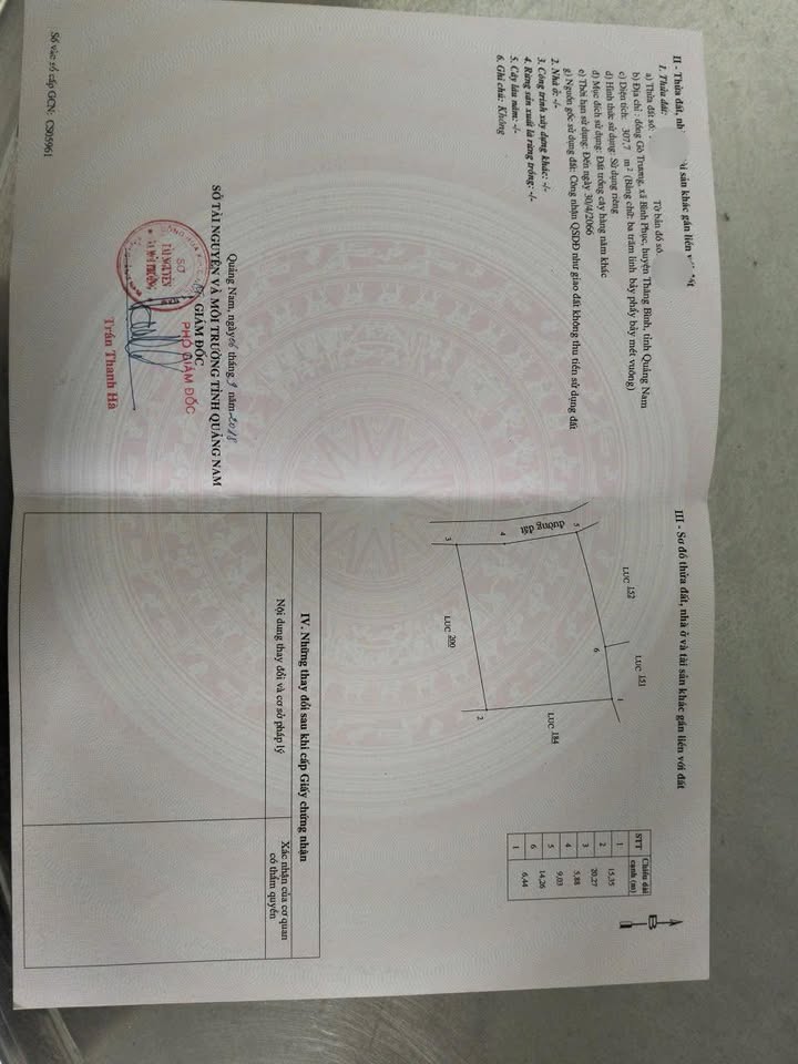 Đất Farm 310m² tại Xã Thăng An, Huyện Hòa Vang - Giá chỉ 65 triệu