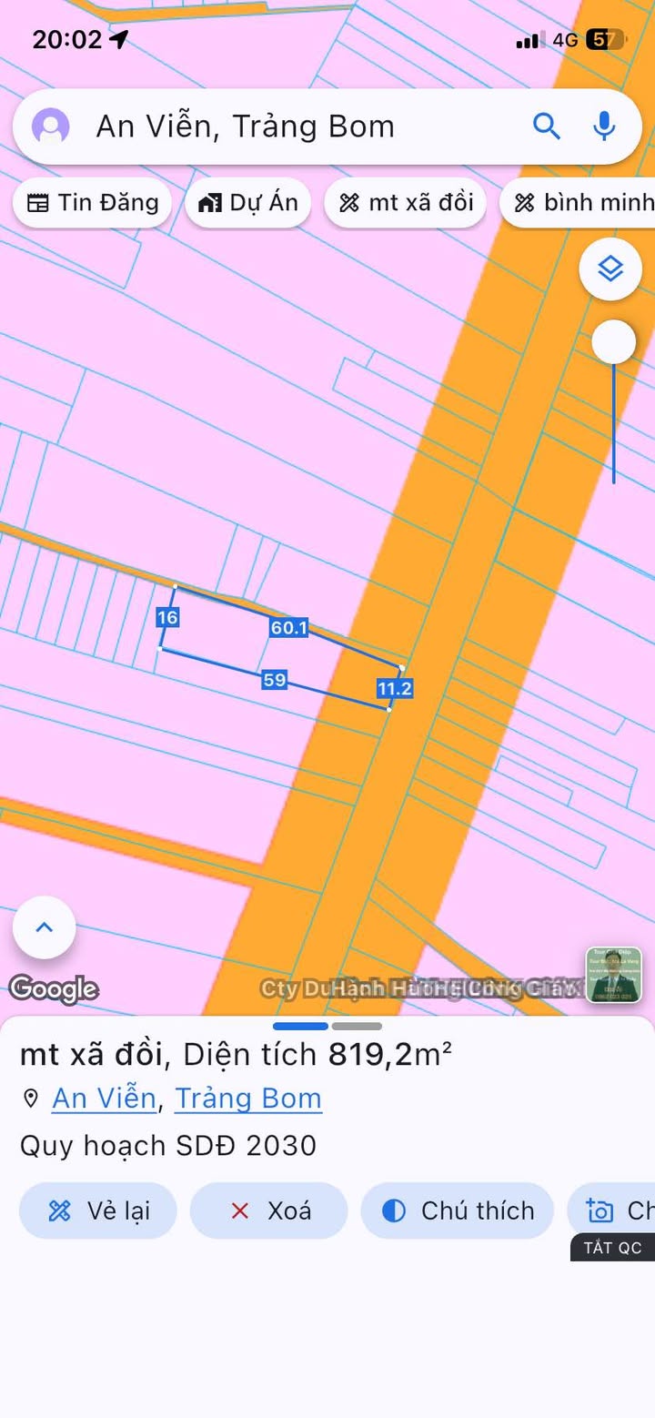 Đất nền kinh doanh xã Đồi 800m² giá chỉ 6 tỷ - Cơ hội đầu tư tuyệt vời!