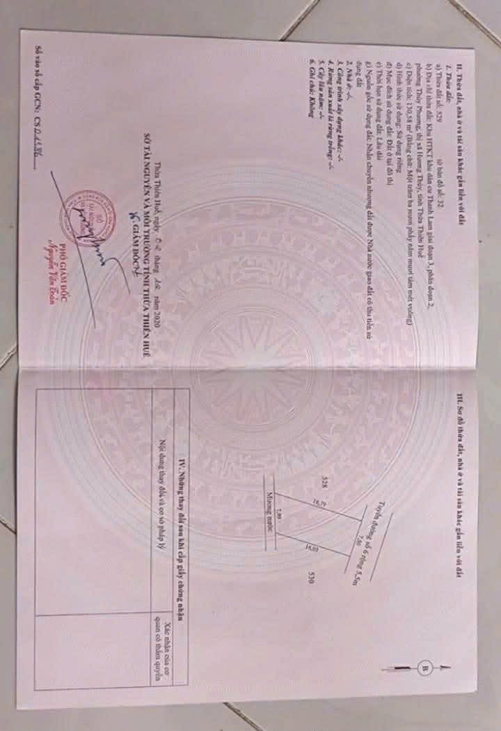 Đất KQH Thanh Lam Thừa Thiên Huế 130m² giá 1,69 tỷ - Cơ hội đầu tư hấp dẫn!