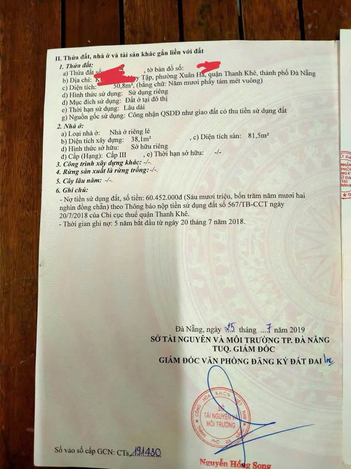 Nhà 2 lầu kiệt 5m Hà Huy Tập 50m² giá 4.2 tỷ - Đầu tư sinh lời ngay!