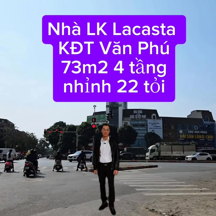 Nhà khu Lacasta Văn Phú, Hà Đông 73m² giá 22 tỷ - Kinh doanh sầm uất!