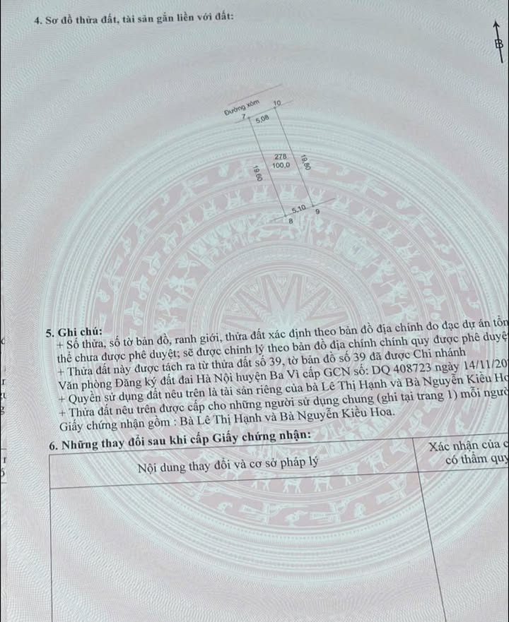 Đất thổ cư Đông Hữu - 100m² giá 600 triệu - Cơ hội đầu tư tuyệt vời!