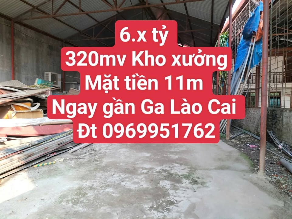 Kho xưởng 320m² tại Minh Khai, Lào Cai giá 6 tỷ - Pháp lý rõ ràng, kinh doanh thuận lợi!