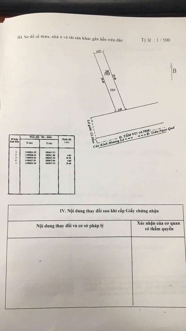 Bán FrontHouse mặt tiền Tầm Vu, 133m² giá chỉ 5 tỷ - Pháp lý rõ ràng