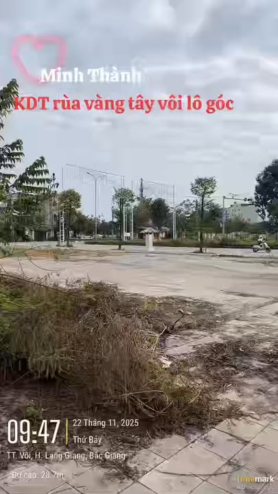 Đất lô góc KDT Rùa Vàng Tây Vôi 86m² giá 3.5 tỷ - Tiềm năng đầu tư lớn!