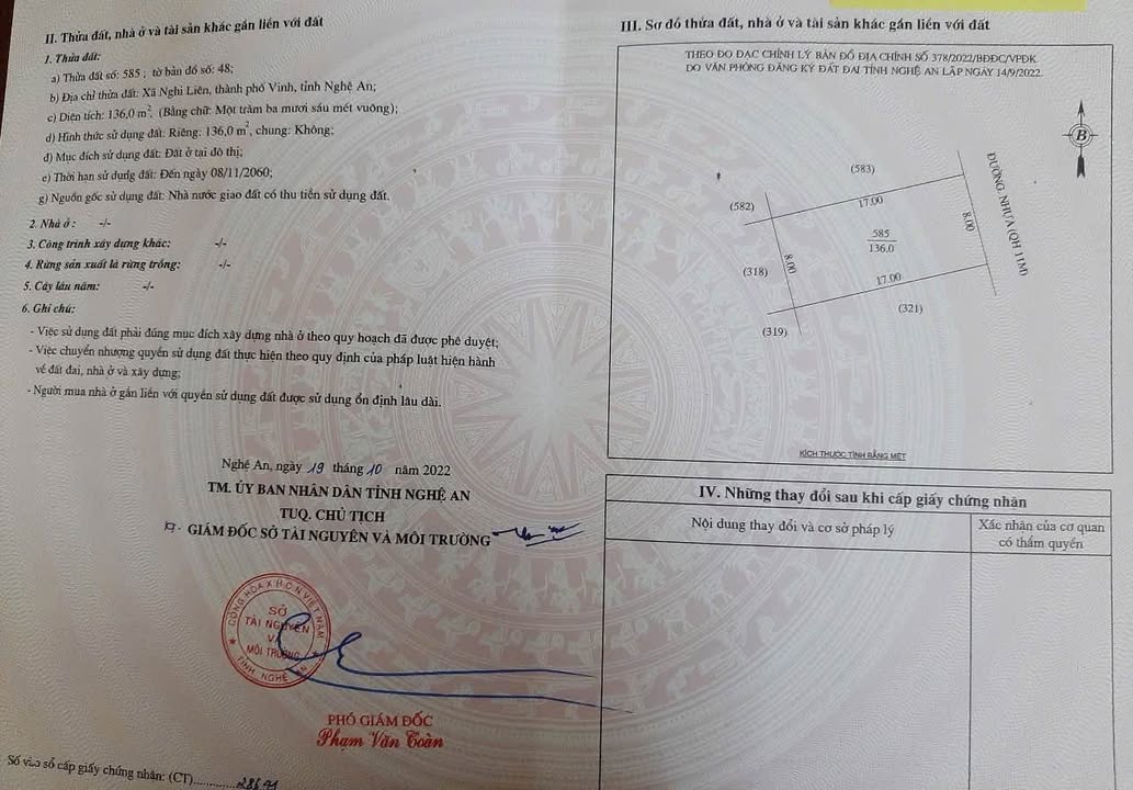 Bán đất Dự án Sơn Hà Nghi Liên 136m² giá 2.72 tỷ - Tiềm năng đầu tư lớn!