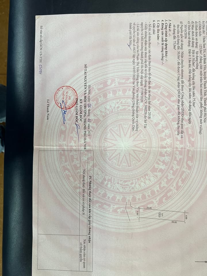 Đất nền 125m² Sen Trì, Hạ Bằng giá 3.25 tỷ - Cơ hội đầu tư tuyệt vời!