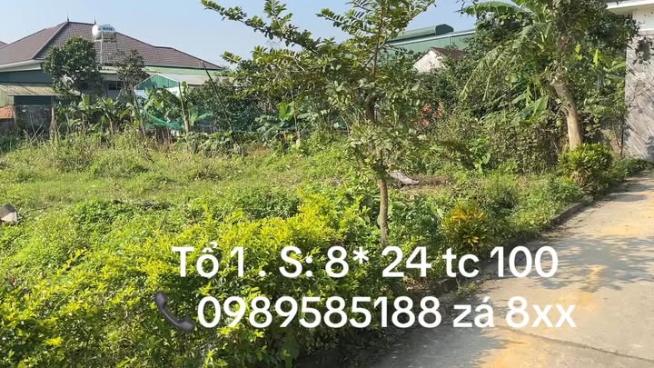 Đất thổ cư Tổ 1, Quốc lộ 1A, 192m² giá chỉ từ 800 triệu - Đầu tư sinh lời!