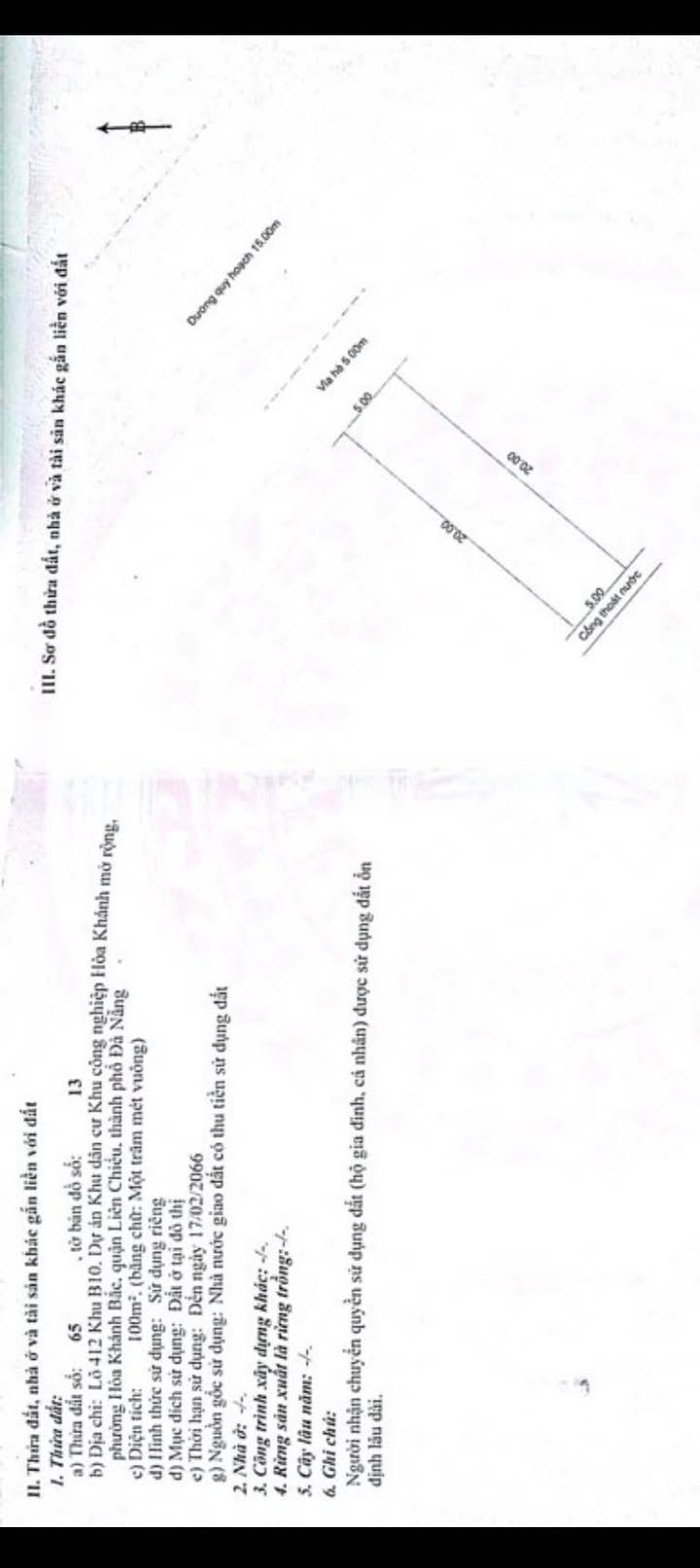 Đất nền mặt tiền đường B1 Hồng Phước, 100m² giá 5.5 tỷ - Pháp lý rõ ràng!