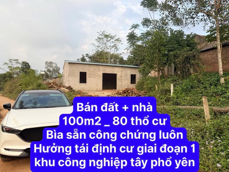 Nhà riêng 100m² tại Minh Đức, Phổ Yên giá 1 tỷ - Cơ hội đầu tư hấp dẫn!