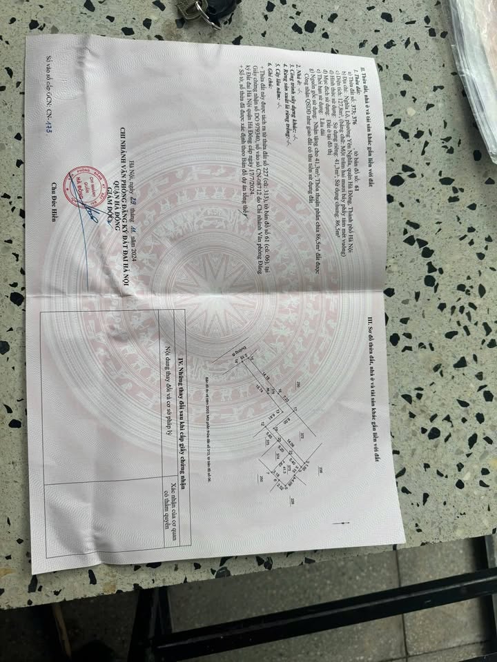 Đất tổ 6 phường Yên Nghĩa 41,3m² giá 6.3 tỷ - Chính chủ bán gấp!