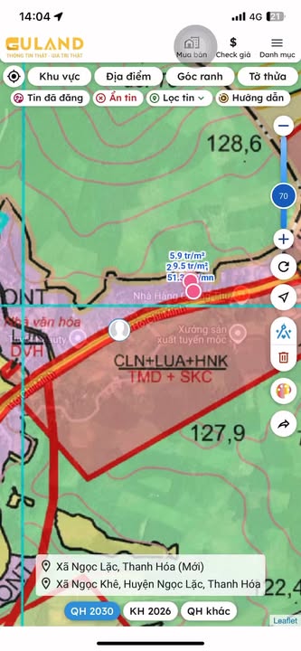 Đất nền 600m² đường mòn Hồ Chí Minh - Đầu tư tiềm năng tại Ngọc Lặc!