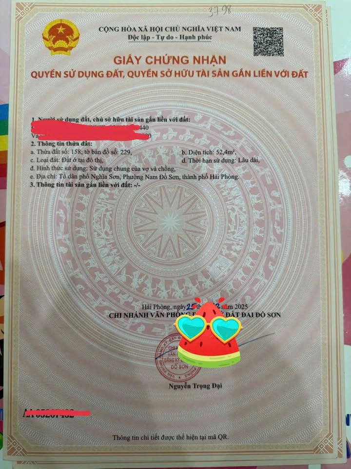 Đất nền chính chủ Nam Đồ Sơn 52,4m² - Giá thỏa thuận tốt nhất!