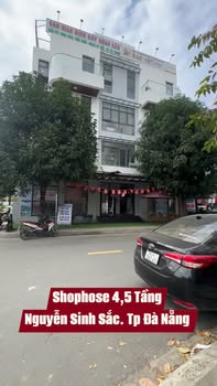 Shophouse 4.5 tầng góc 2 mặt tiền Nguyễn Sinh Sắc - Đà Nẵng, giá 26.9 tỷ - Đầu tư sinh lời ngay!