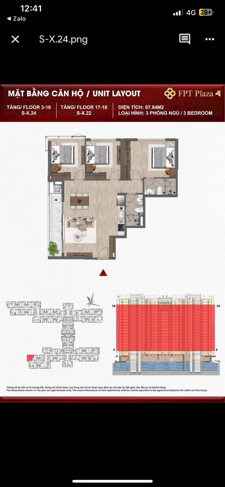 Căn hộ FPT Plaza 4 Đà Nẵng 88m² giá 5.396 tỷ - Sổ hồng chính chủ!