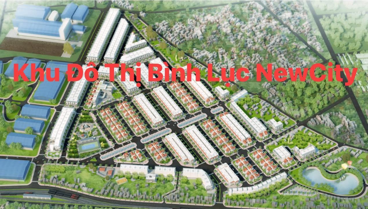 Đất nền Khu đô thị Bình Lục Newcity 108m² - Hướng Nam đẹp, cơ hội đầu tư tốt!