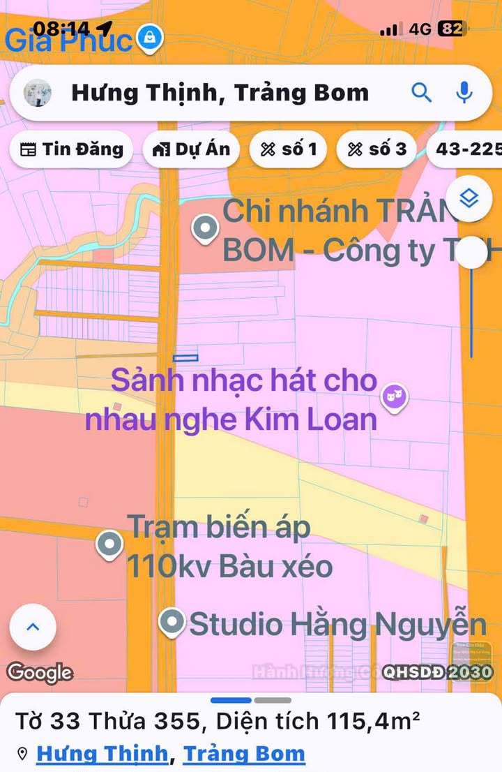 Đất nền Hưng Thịnh, Trảng Bom 115m² giá 1.5 tỷ - Kinh doanh thuận lợi gần KCN!