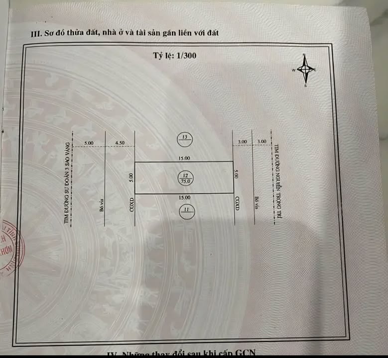 Đất mặt tiền 3 Sao Vàng Quy Nhơn 75m² giá 4.1 tỷ - Đầu tư sinh lời ngay!