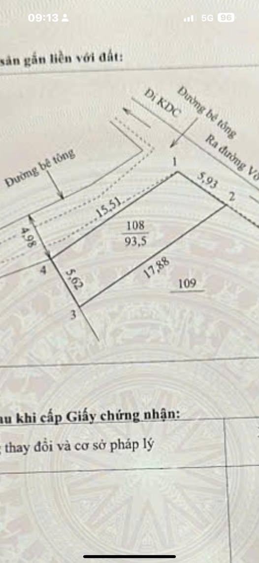 Đất nền Phường An Tường, Tuyên Quang 106m² giá 1,55 tỷ - Chính chủ cần bán gấp!