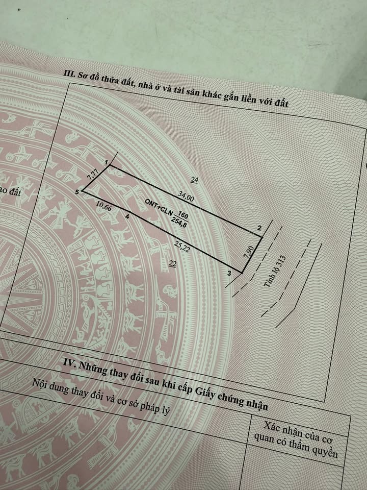 Đất thổ cư Xã Hương Lung 276m² giá thương lượng - Mặt tiền 7,9m, Sẵn nhà cấp 4 mới xây