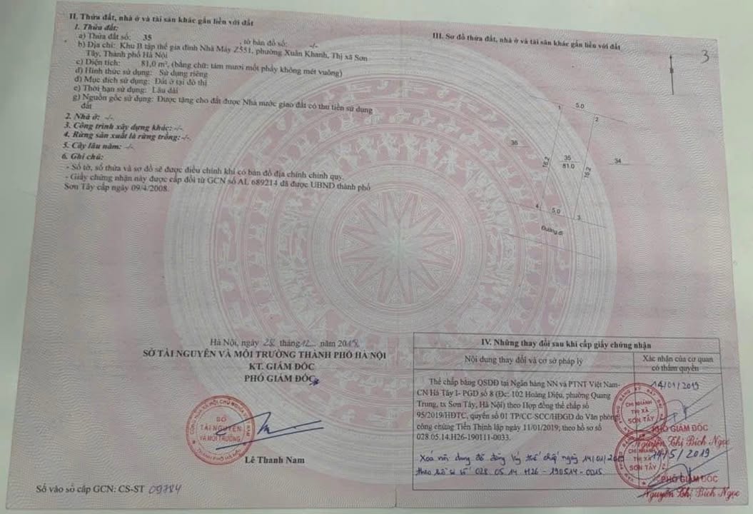 Lô đất chính chủ Khu Z551 Xuân Khanh 81m² giá 2.x tỷ - Đầu tư sinh lời!