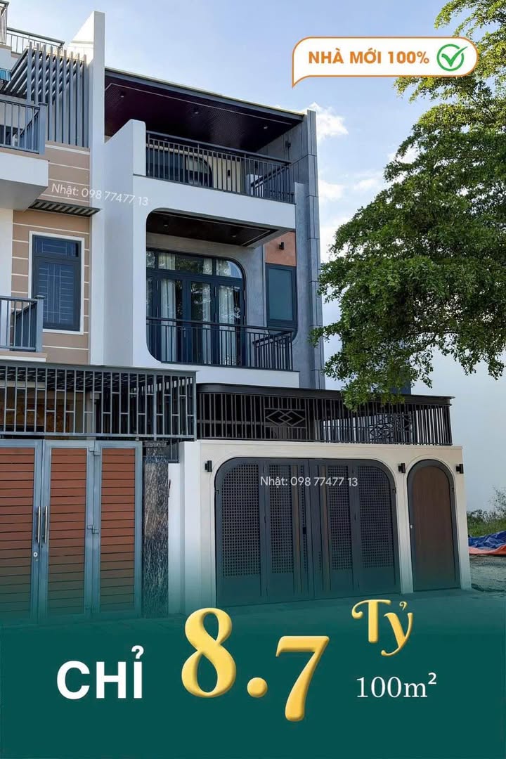 Nhà mới Mỹ Gia Gói 2 Nha Trang 100m² giá 8.7 tỷ - An ninh 24/7, gần bệnh viện Yersin!