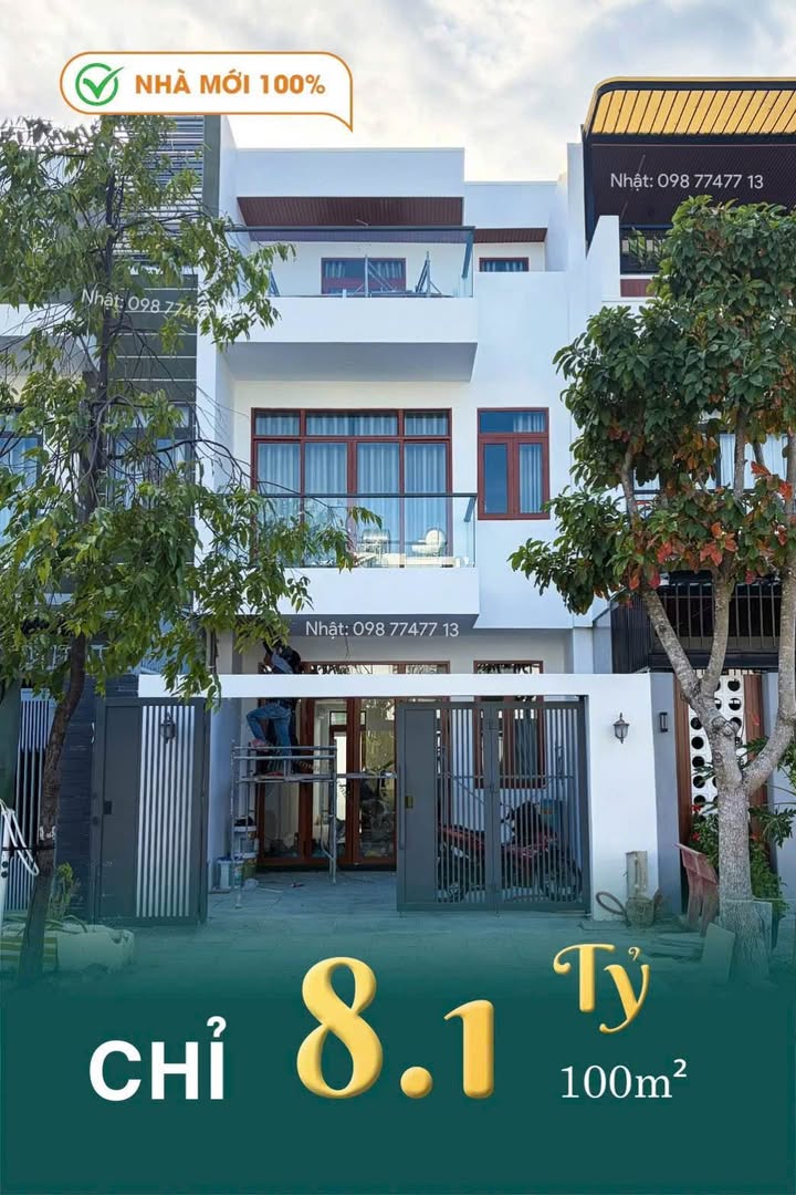 Bán nhà mới Mỹ Gia Gói 2, 100m² giá 8,1 tỷ - Hướng Đông Bắc, an ninh 24/7!