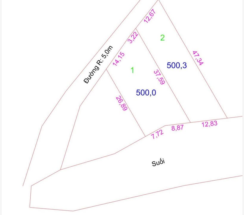 Đất nền 1000m² tại xóm 5m, Rạch Giá - Giá chỉ 2.75 tỷ, mặt tiền 30m!