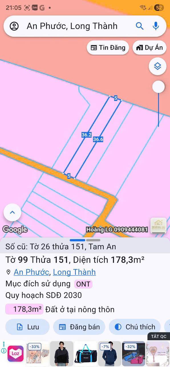 Đất nền Tam An, Long Thành 150m² chỉ 1.499 tỷ - Sổ riêng thổ cư, giá tốt hiếm có!