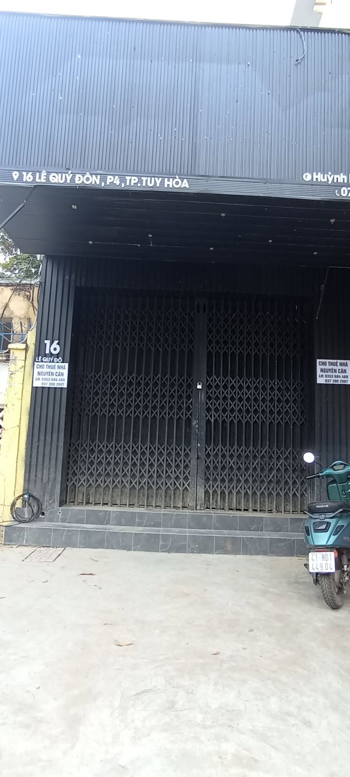 Nhà nguyên căn tại 16 Lê Quý Đôn, Tuy Hoà 97m² giá 7 triệu - Thích hợp kinh doanh!