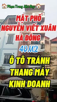 Nhà mặt phố Nguyễn Viết Xuân Hà Đông 40m² - Cho thuê giá thỏa thuận