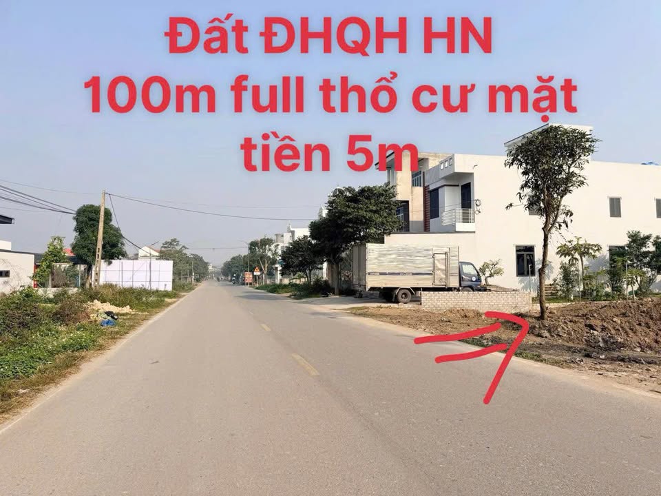 Đất nền thổ cư 100m² tại Đại lộ Thăng Long - Giá chỉ 2.25 tỷ!