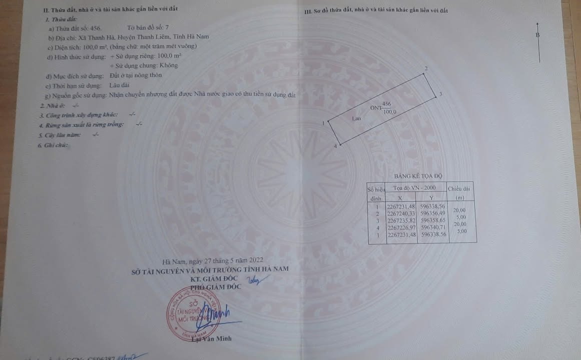 Đất nền KĐT Thanh Hà, 100m² - Vị trí đắc địa gần khu công nghiệp