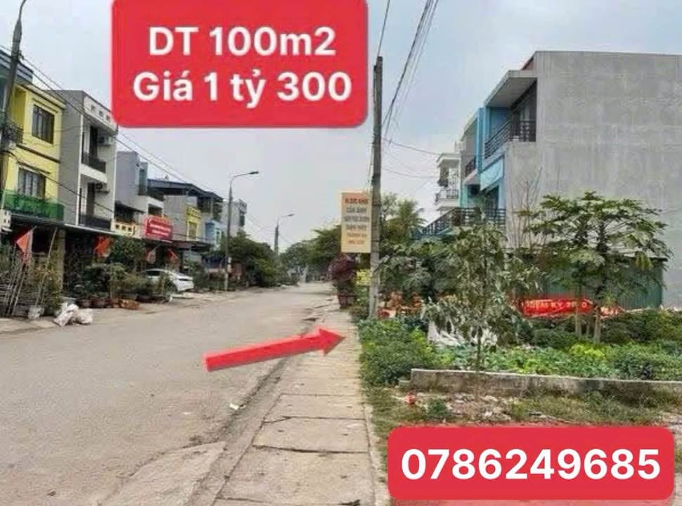 Đất kinh doanh 100m² trục liên xã Quận Hà Đông giá 1.3 tỷ - Sổ đỏ chính chủ