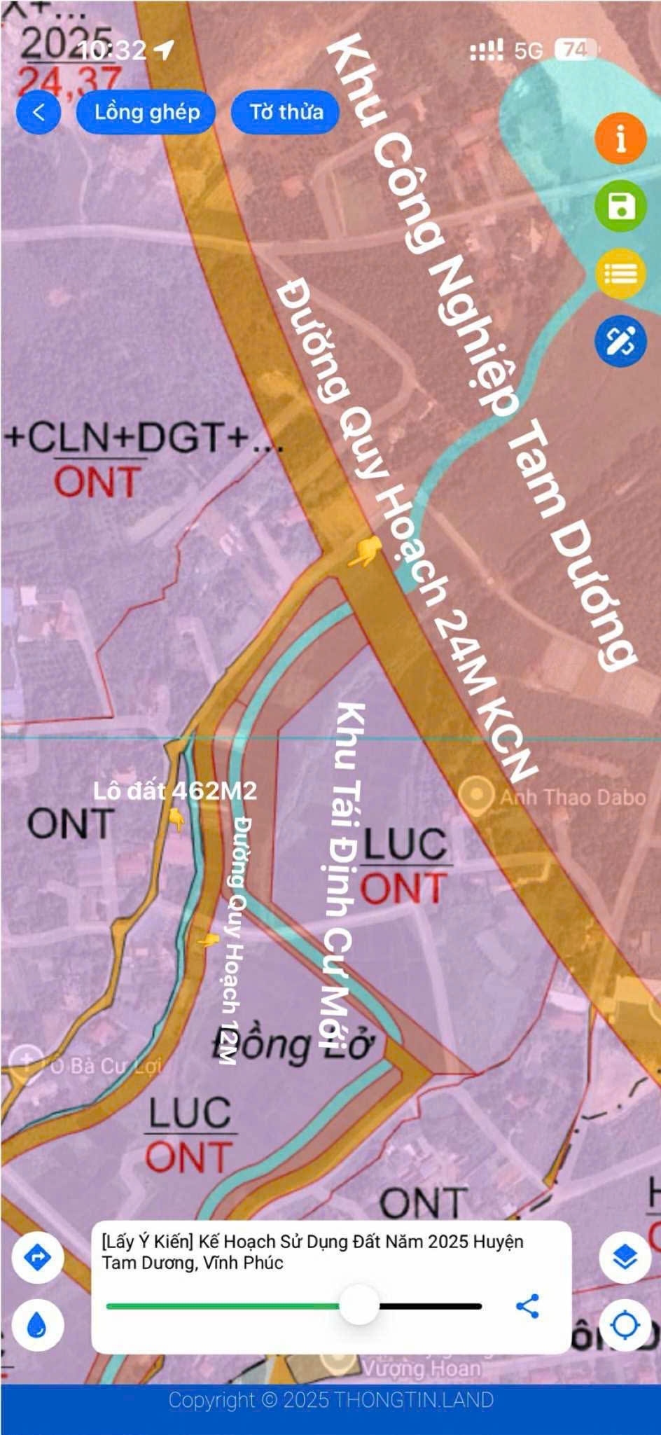 Đất nền 462m² Đạo Tú, Tam Dương - Mặt tiền 22m, giá chỉ 2 tỷ!