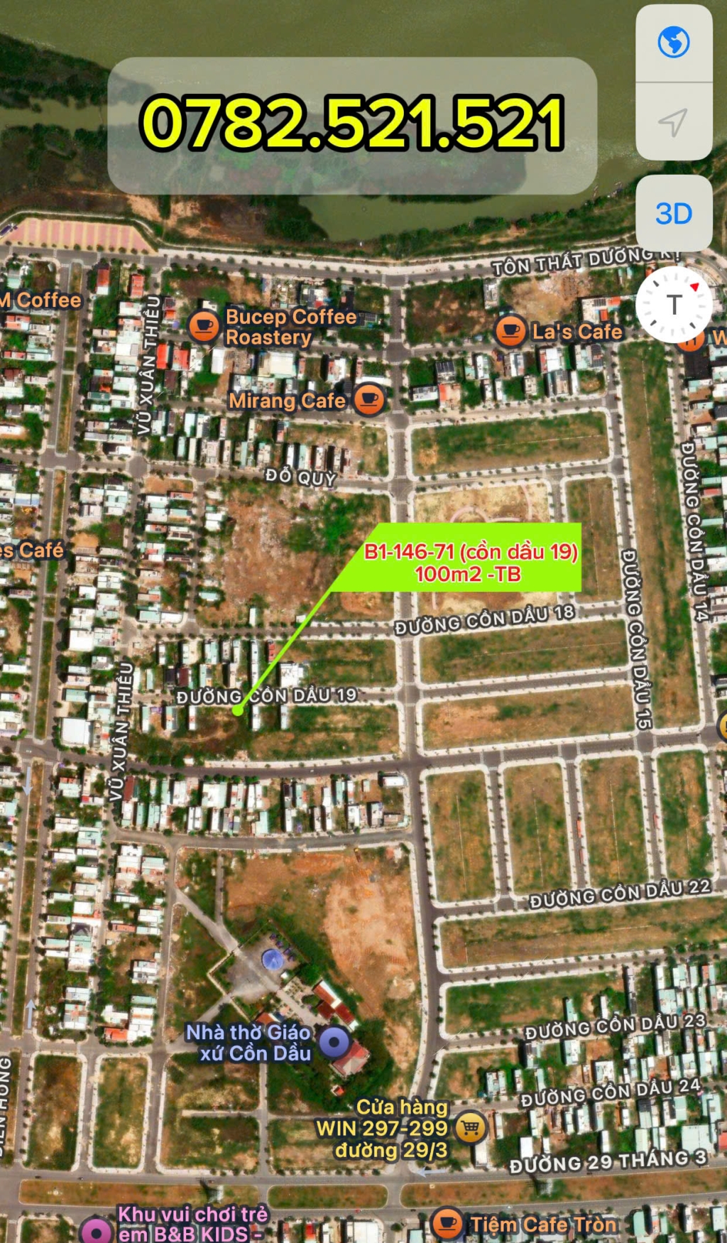 Đất Cồn Dầu 19, Hòa Xuân, Đà Nẵng 100m² giá 6.6 tỷ - Đầu tư lý tưởng!