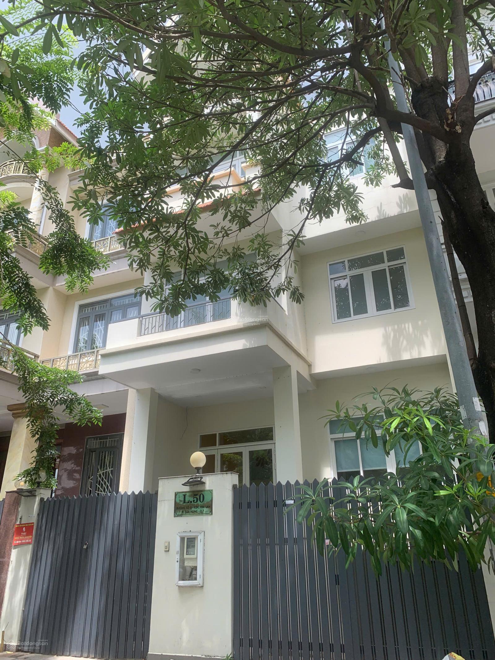 Biệt thự cho thuê KDC HimLam P.Tân Hưng Q7 150m² giá 55 triệu - Thích hợp làm văn phòng