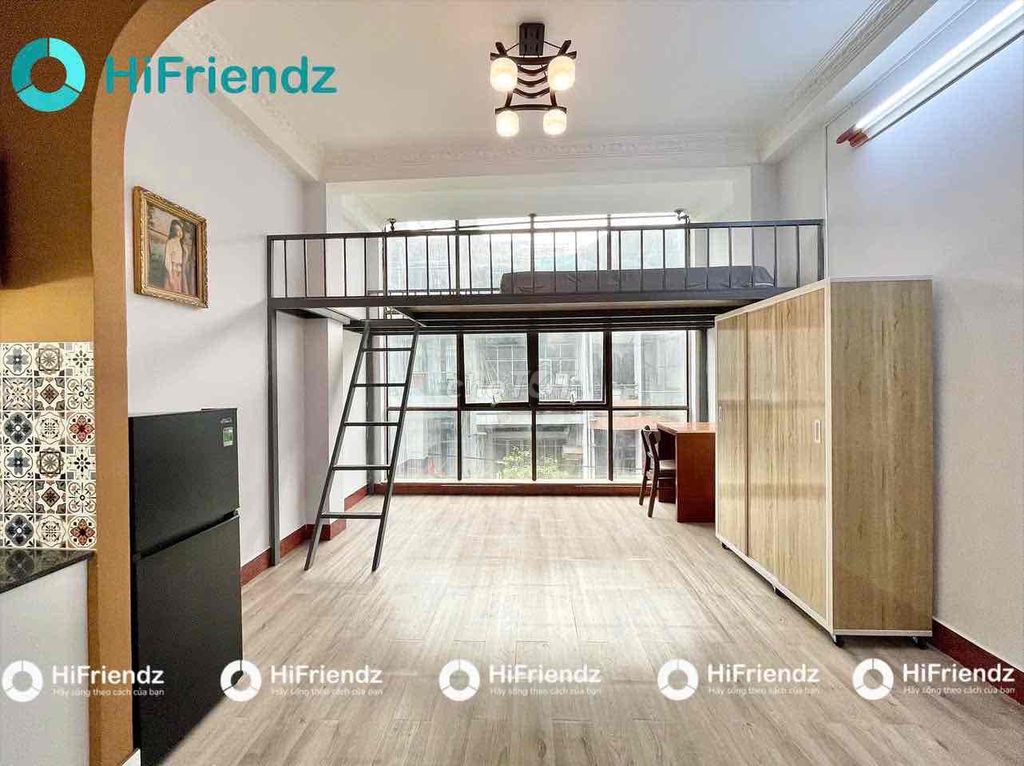 Căn hộ duplex cho thuê tại Bàu Cát, 35m² giá 4.5 triệu - Nội thất full tiện nghi