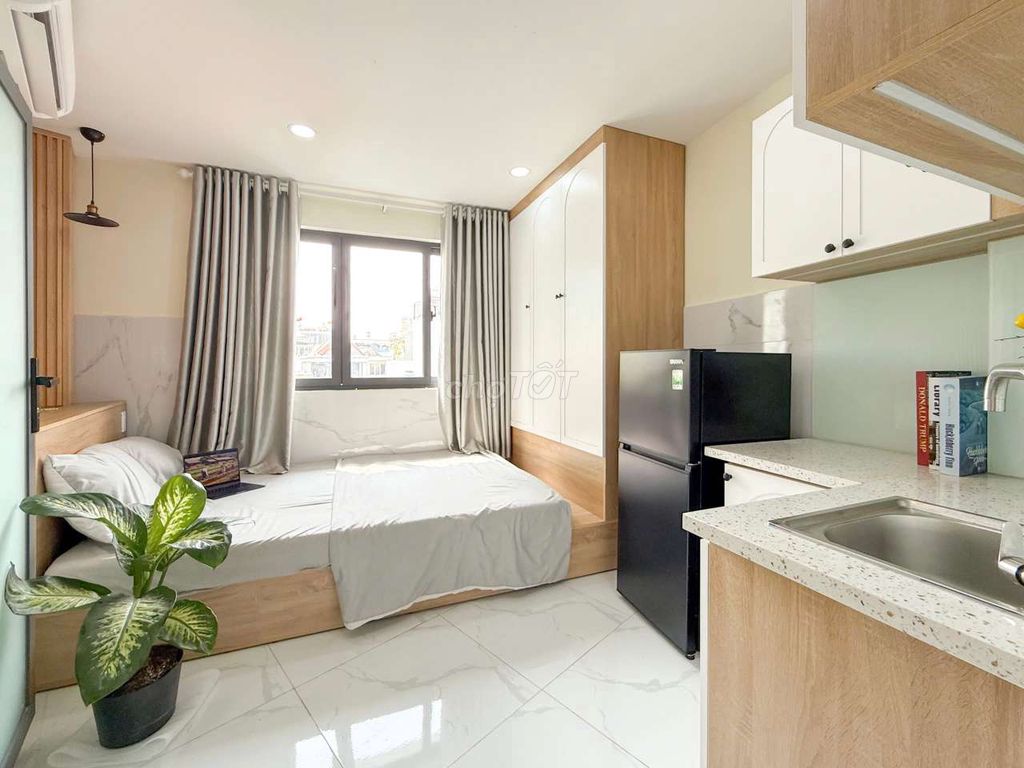 Studio cho thuê tại Lý Thường Kiệt, Tân Bình 20m² chỉ 4.5 triệu - Full nội thất tiện nghi!