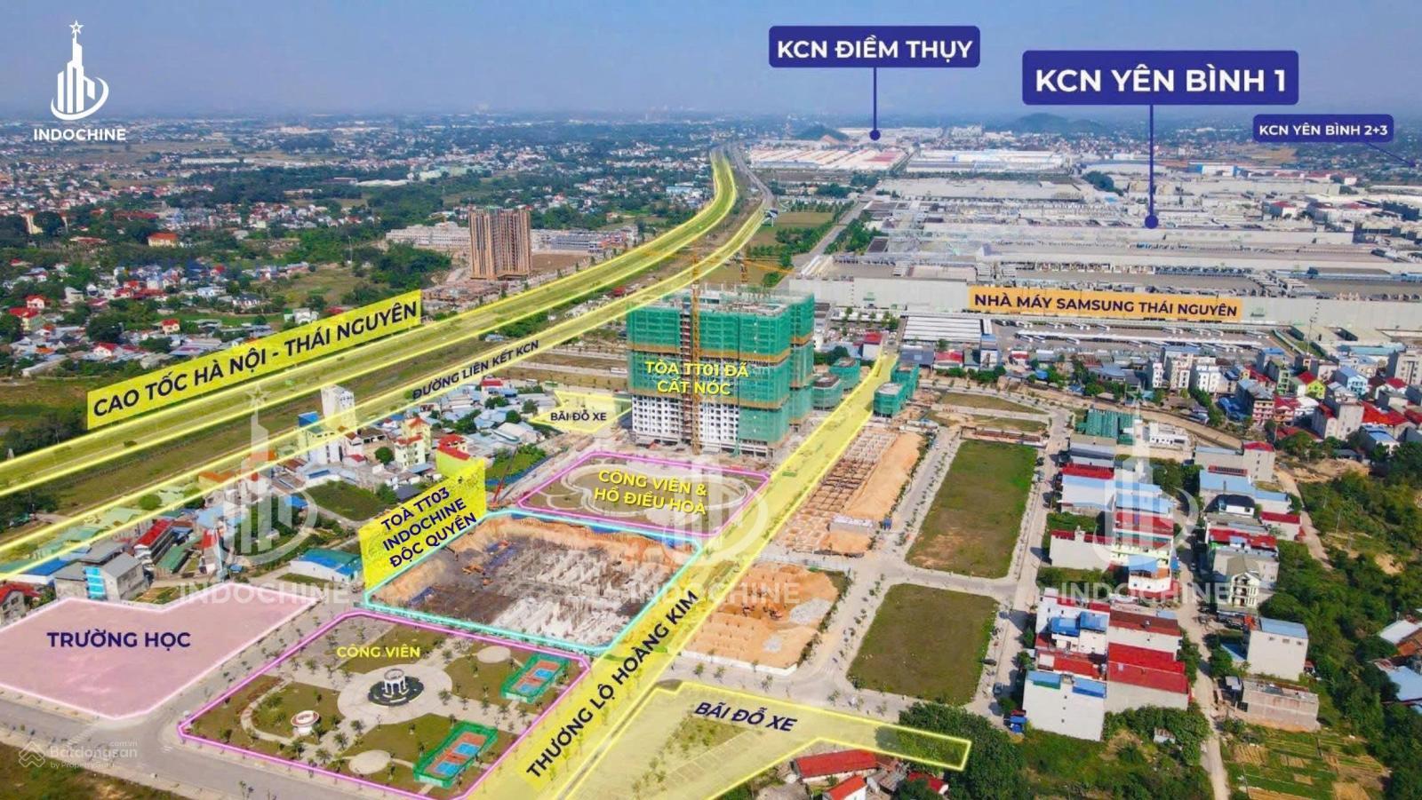 Căn hộ Yên Bình Complex 61m² giá 1.403 tỷ - Căn góc view hồ đẹp