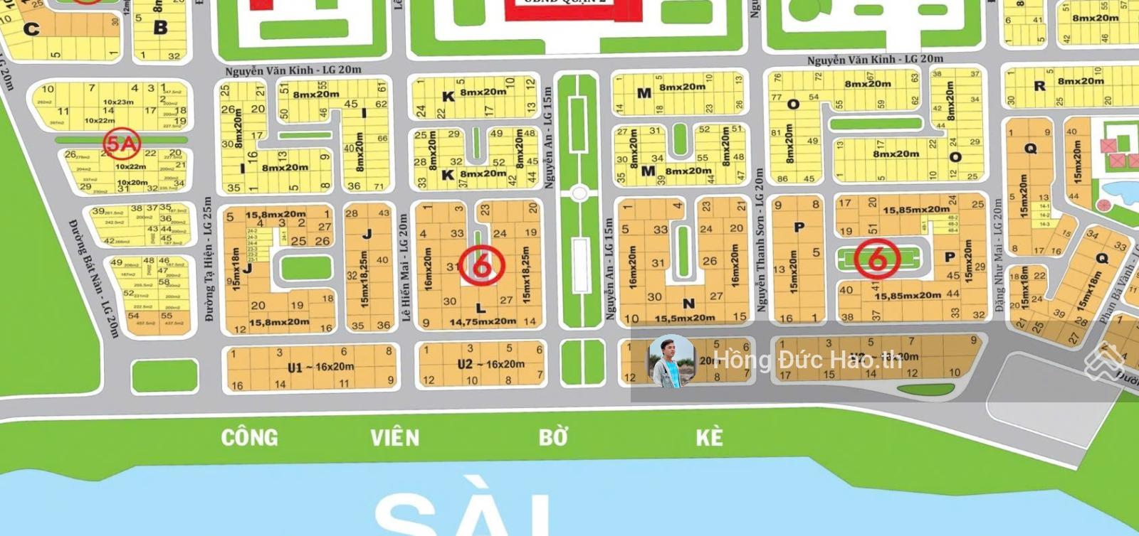 Bán đất dự án Huy Hoàng, Thạnh Mỹ Lợi, Quận 2 - Diện tích 662m², Giá 159 tỷ