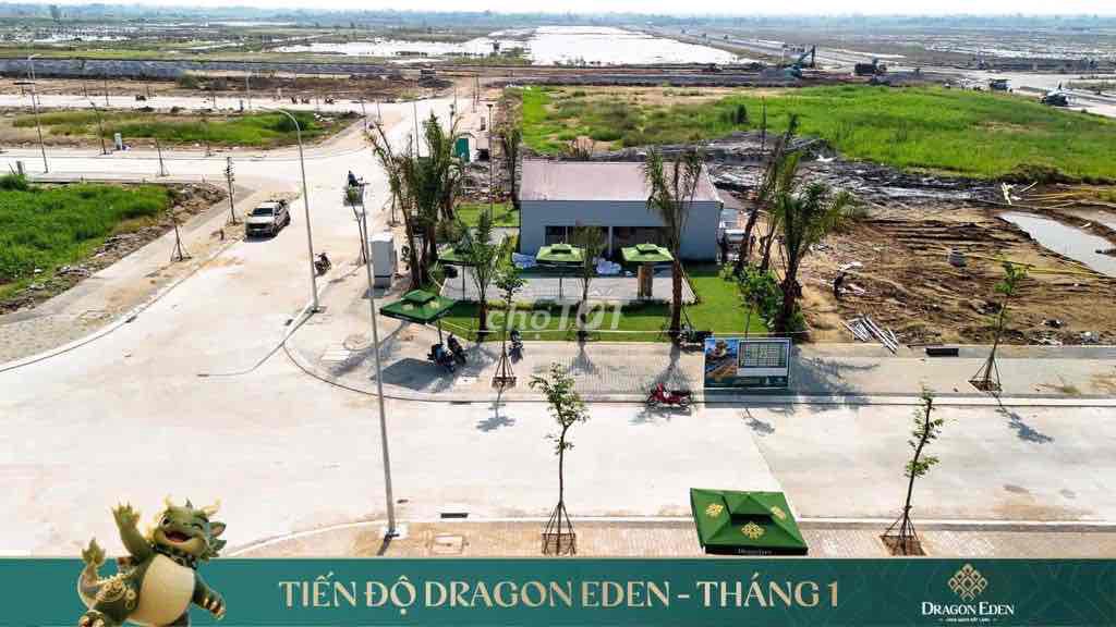 Đất nền Dragon Eden Bến Lức 80m² giá 2.08 tỷ - Sổ hồng chính chủ