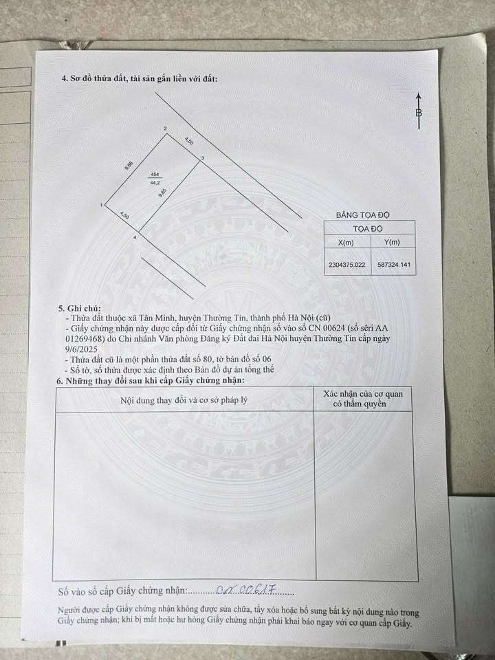 Đất nền Triều Đông - Thường Tín 44m² giá 3.1 tỷ - Gần sân vận động Olympic sắp khởi công!