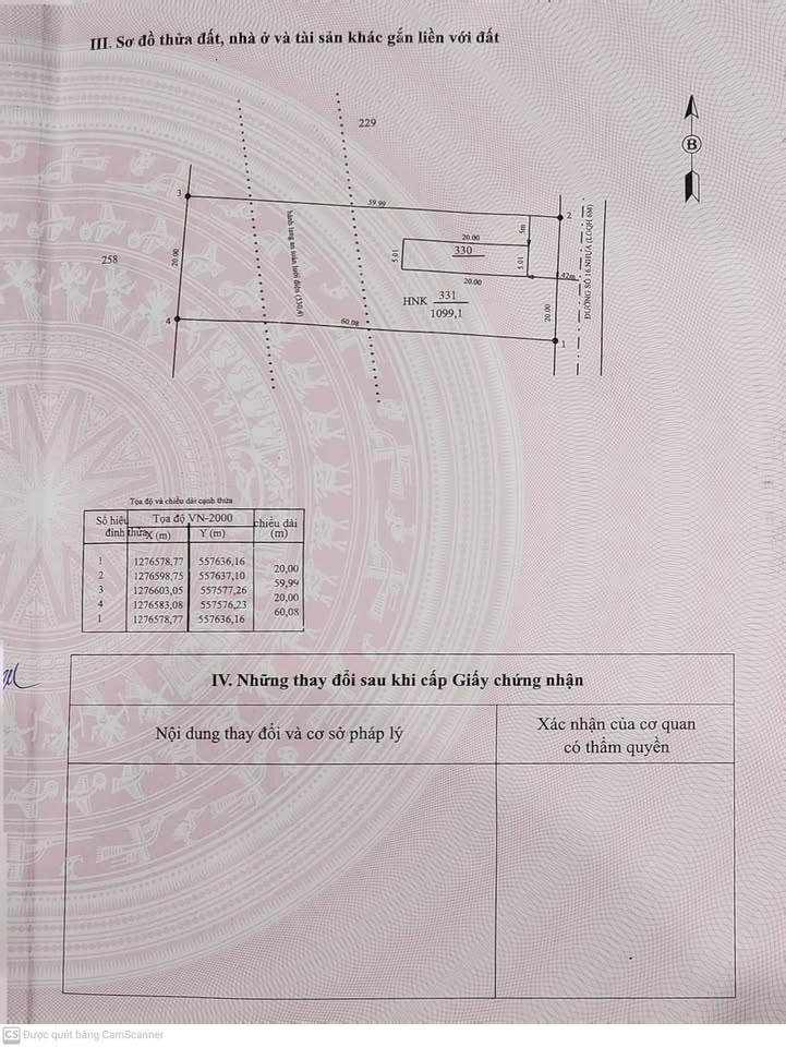 Đất thổ cư 1200m² xã Thạnh Bình, Tân Biên, Tây Ninh - Giá 1.4 tỷ, vị trí đắc địa!
