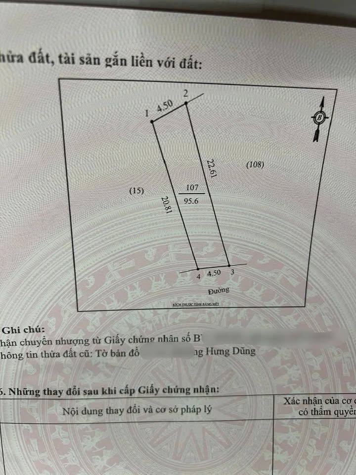 Đất nền Ecopark 96m² giá 4 tỷ - Khu dân cư văn minh, hướng Đông mát mẻ!